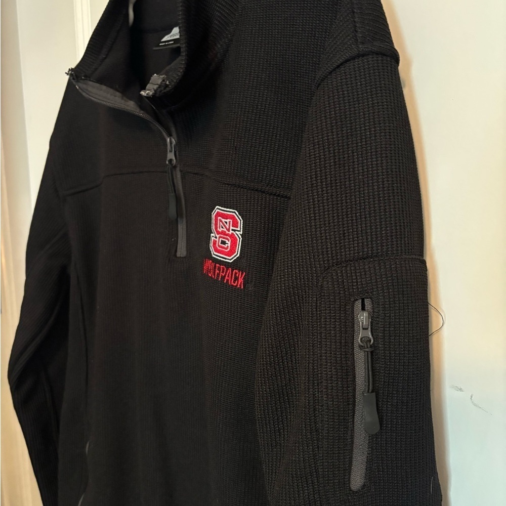 Black NC State Wolfpack Quarter-Zip Pullover - Picture 5 of 8